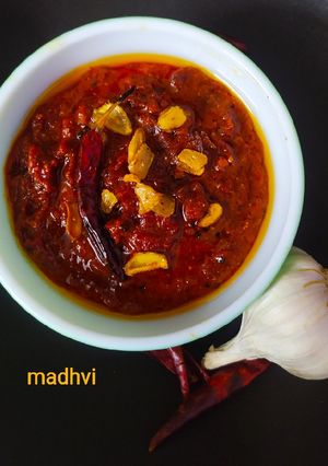 A picture of Spicy Garlic Chutney.