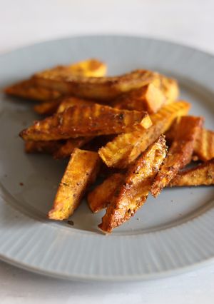 A picture of Pumpkin chips 🍟🎃.