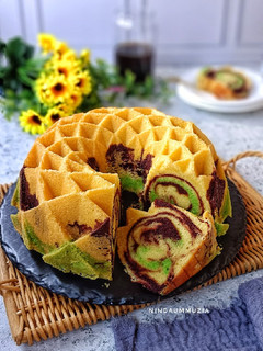 Foto resep Marmer Cake 3 Rasa