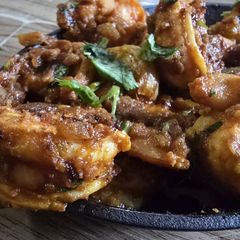 Tawa prawns A picture of Tawa prawns.