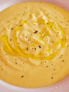 Foto principal de Crema de calabacín, patata y zanahoria con queso Philadelphia