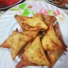 Keema Vegetable Samosa A picture of Keema Vegetable Samosa.