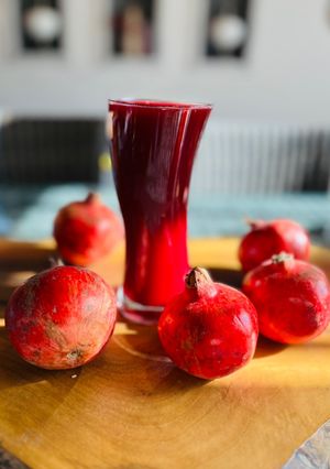 عکسی از دستور آب انار خونگی