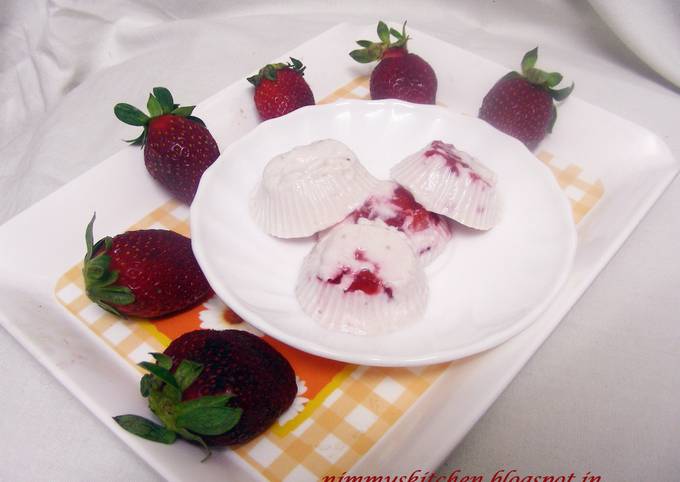 Recipe of Original Stawberry Panna Cotta for Types of Food