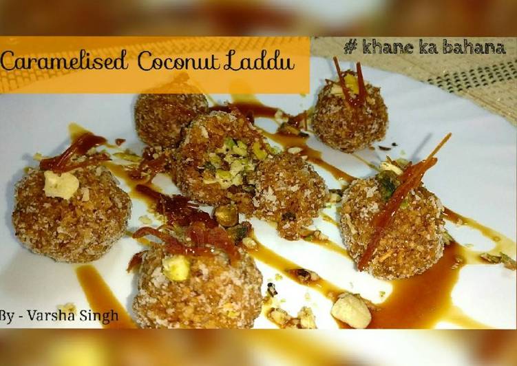 Caramelised Coconut Laddu