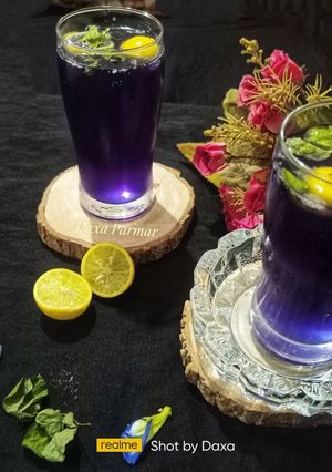 A picture of Butterfly Pea Flower Mojito.