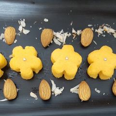 A picture of Almond Orange Sandesh.