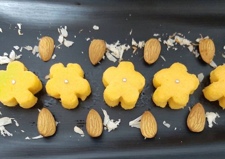 Steps to Make Speedy Almond Orange Sandesh