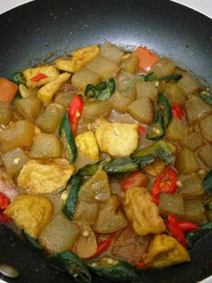 Foto resep Oseng kikil cabe