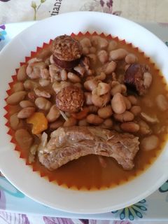 Una foto de Alubias canela