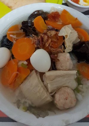 Foto resep Sup Timlo Bakso Udang