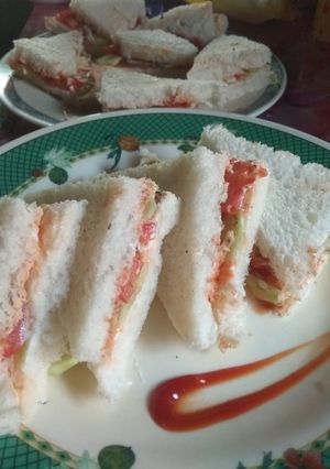 A picture of Veg sandwich.
