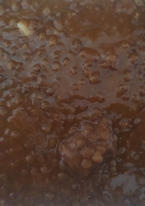 Una foto de Lentejitas con verduras en olla gm g