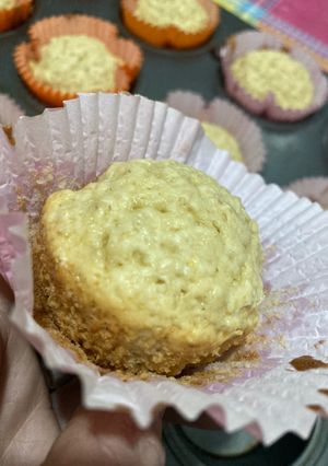Una foto de Muffins de vainilla y avena