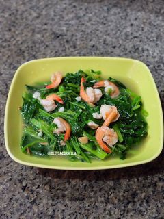 Foto resep Cah Bayam Udang 5 bahan