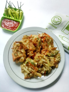 Foto resep Bakwan Batang Sawi & Kulit Wortel