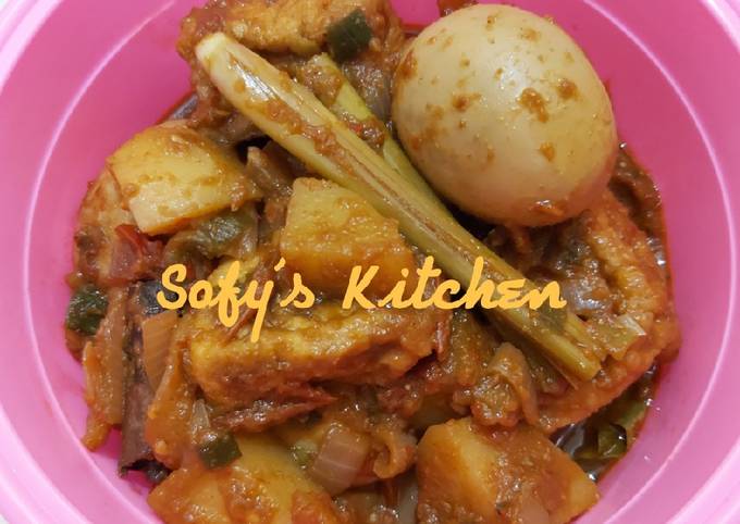 Semur Telur Kentang Tahu