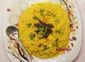 A picture of Moong Dal Khichdi.
