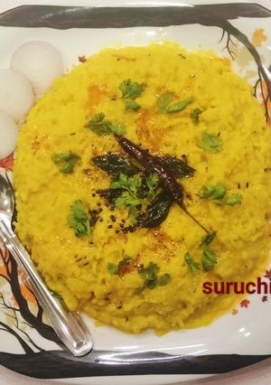 A picture of Moong Dal Khichdi.