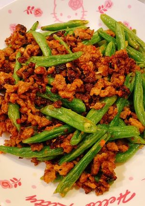 超下飯🍚🥢四季豆煸肉 的食譜成品照片