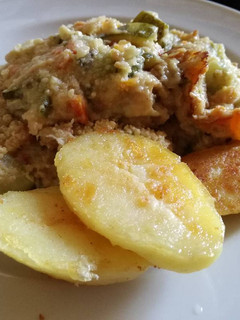 Una foto de Guiso Zapallitos Italianos gratinado