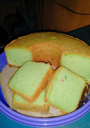 Foto resep Bolu pandan tanpa santan