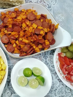 عکسی از دستور خوراک سوسیس