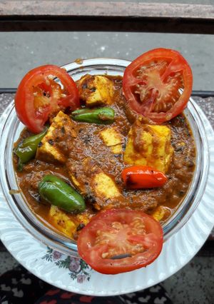 A picture of Aachari paneer.