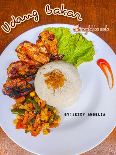 Foto resep Udang Bakar teflon simpel