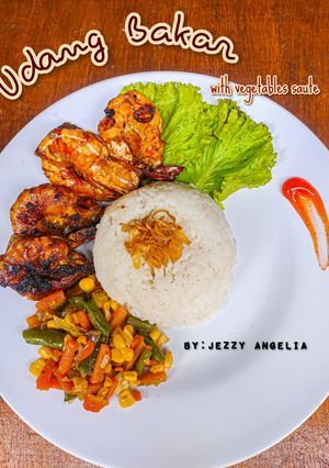 Foto resep Udang Bakar teflon simpel