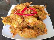 A picture of veggie fritters