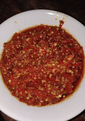 Foto resep Sambal sederhana pedas poll