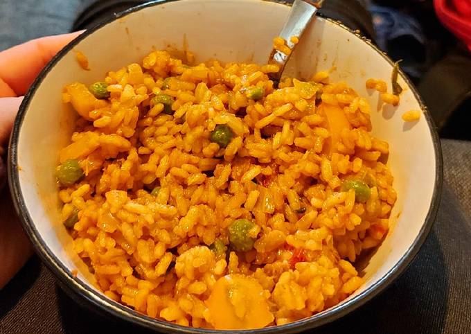 Recipe of Quick Vegan Chorizo Paella