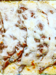Foto di Crespelle al forno con brie, cotto e funghi