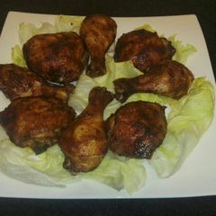A picture of Barbeque chicken.