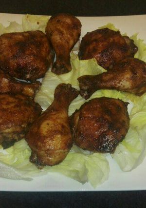 A picture of Barbeque chicken.