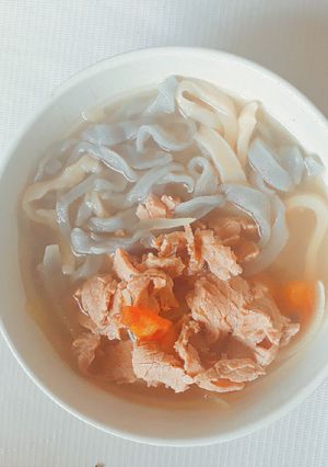 Hình của món Mì bò Đài Loan.