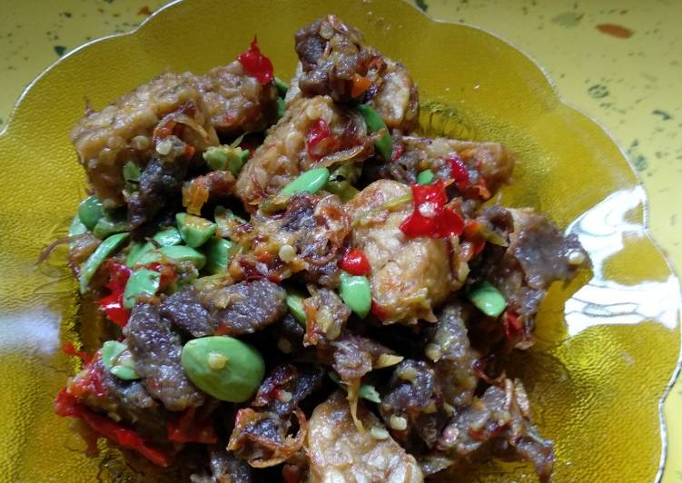 Kiat-kiat membuat Sambal Daging, Tempe, Pete nikmat