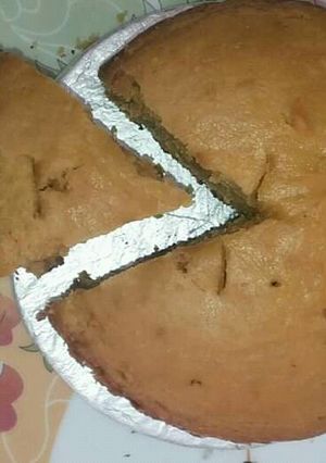 A picture of Mangocake without eggs.