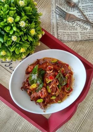Foto resep Sambal petai cumi asin