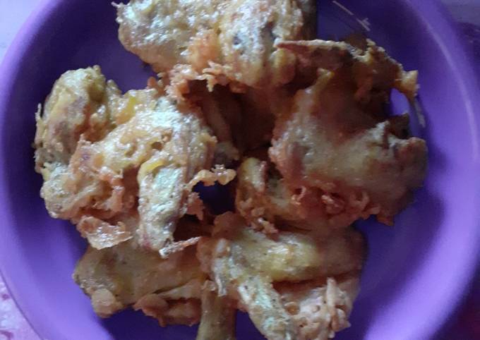 Ayam goreng ungkep tepung praktis