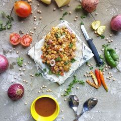 A picture of Chana Chaat.