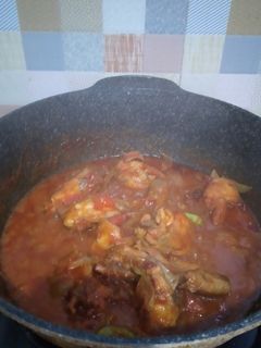 Foto resep Semur ayam pedas