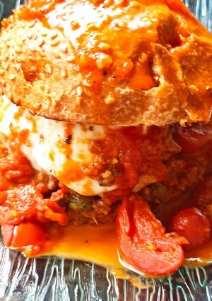 Une photo de 🍔Voici mon BURGER MAISON