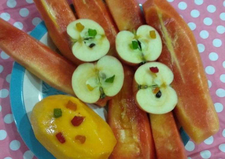 Recipe of Quick Fruits salad carving