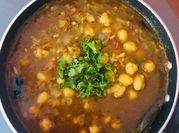 A picture of puri chole