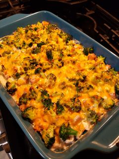Foto resep Chicken Broccoli Cauliflower Rice Casserole #keto #ketopad #debm #ketoindonesia