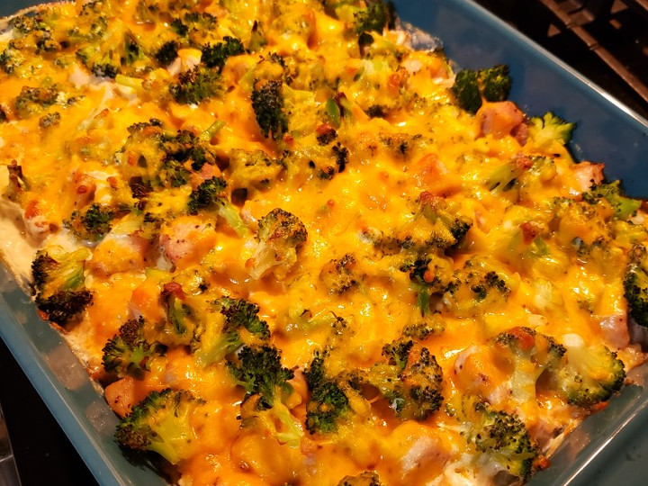 Resep Chicken Broccoli Cauliflower Rice Casserole #keto #ketopad #debm #ketoindonesia, Bisa Manjain Lidah