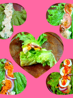 Una foto de Rollitos de lechuga