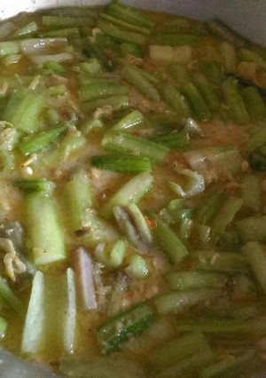 Foto resep Sayur talas atau lompong+ebi